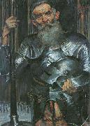 Lovis Corinth, Alter Mann in Ritterrustung